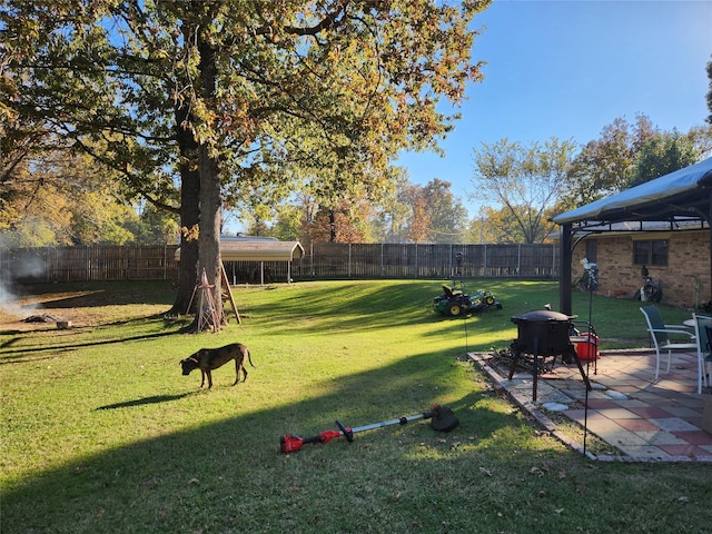 263 County Road 1885, Yantis, TX 75497 - view of yard with a gazebo