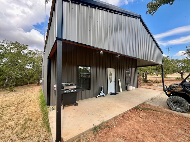 view of outbuilding