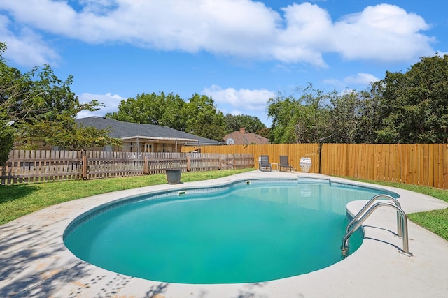 view of pool