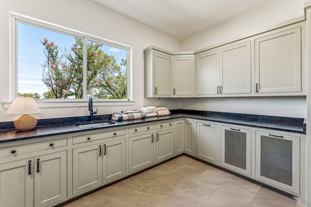 laundry room with sink