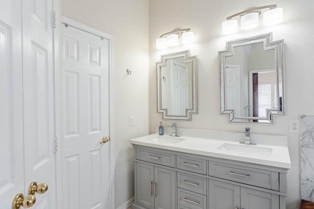 7525 Juliet Ln, Fort Worth, TX 76137 - bathroom featuring a sink and double vanity