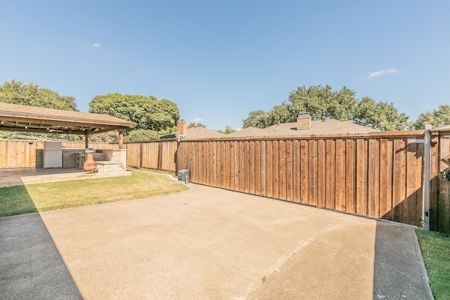 exterior space with a patio