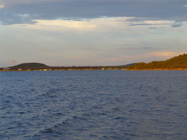 property view of water with a mountain view