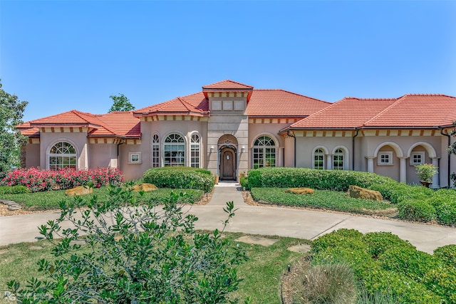 view of mediterranean / spanish house