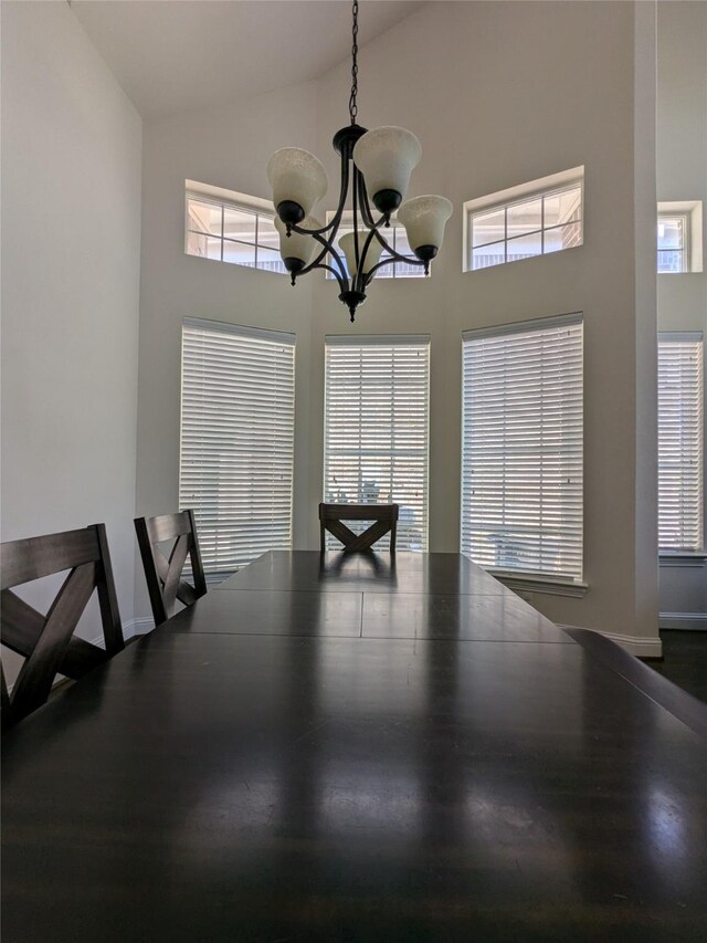 office featuring dark wood-type flooring