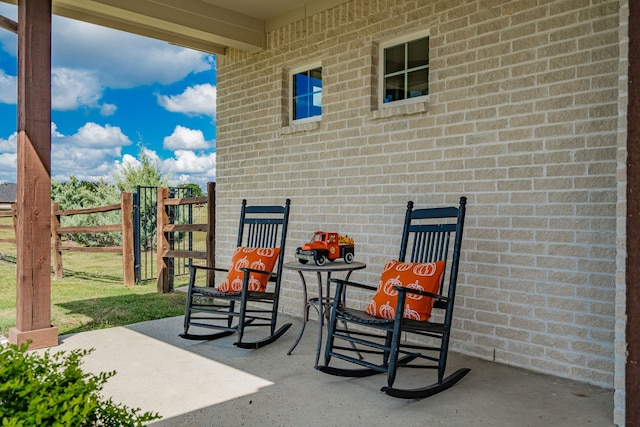 view of patio