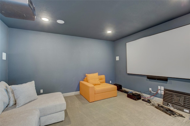 3203 Prancer Way, Celina, TX 75009 - carpeted cinema with baseboards and recessed lighting