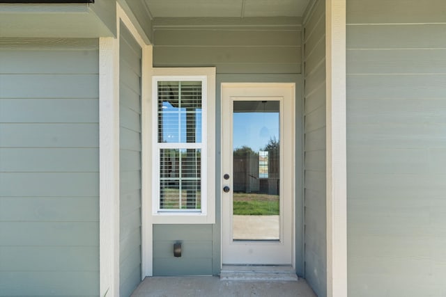 view of entrance to property