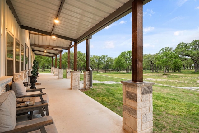 view of patio