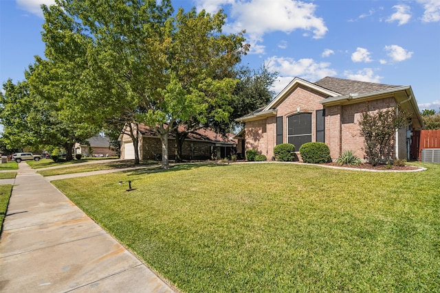 view of home's exterior featuring a lawn