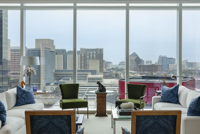 interior space featuring plenty of natural light