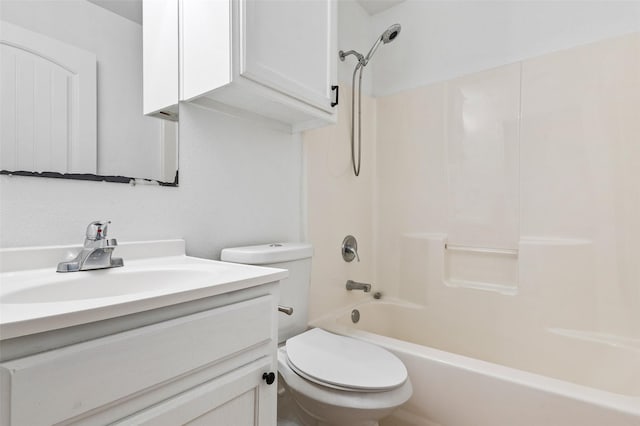 91 Pecan Dr, Pottsboro, TX 75076 - full bath with toilet, vanity, and washtub / shower combination