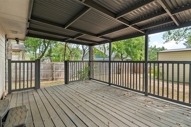 91 Pecan Dr, Pottsboro, TX 75076 - deck featuring a fenced backyard