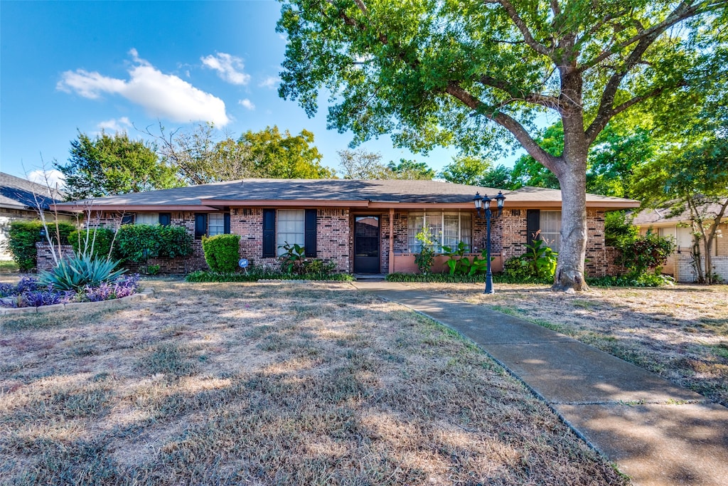 view of ranch-style house