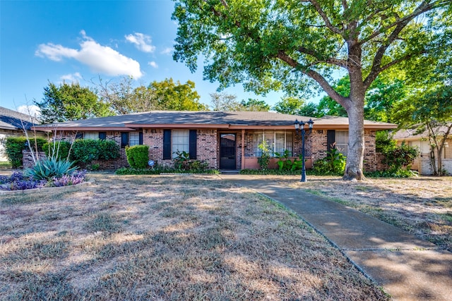 view of ranch-style house