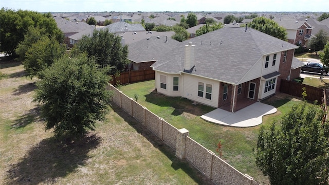 birds eye view of property featuring a residential view