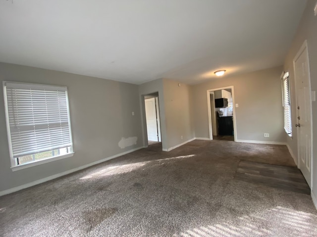 unfurnished room with carpet