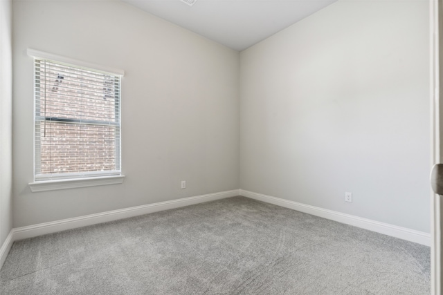 empty room featuring plenty of natural light and light carpet