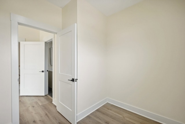 interior space with light wood-type flooring