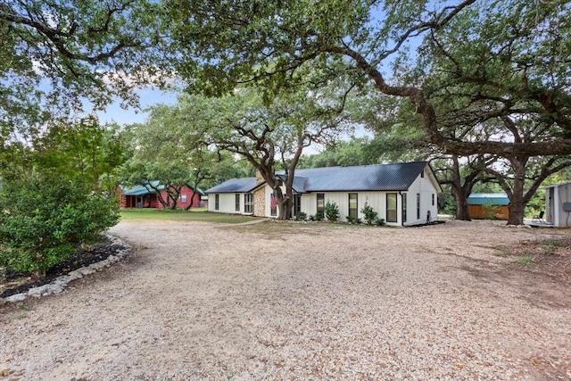 view of ranch-style home