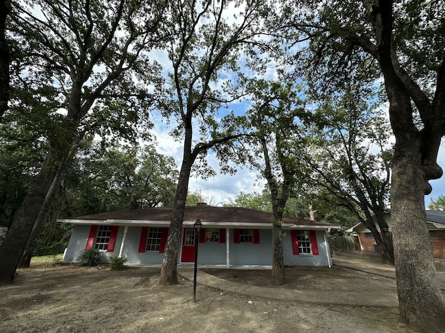 view of ranch-style house