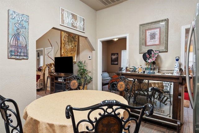 view of dining room