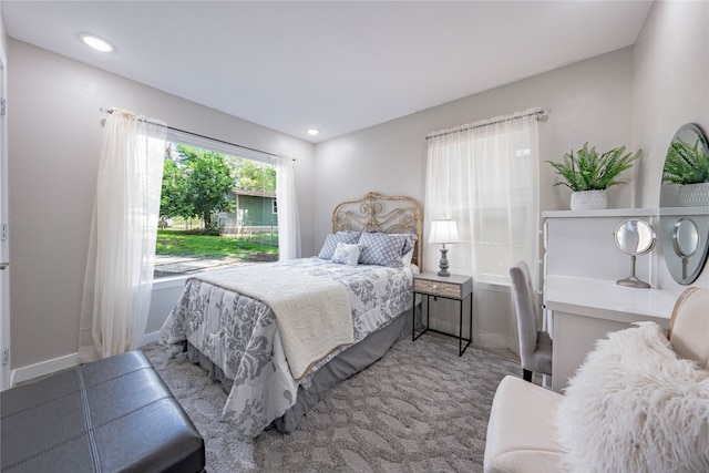 bedroom featuring carpet floors