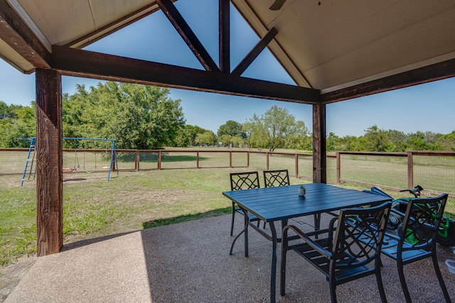 view of patio