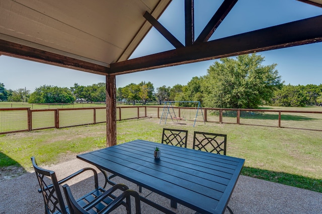 view of patio