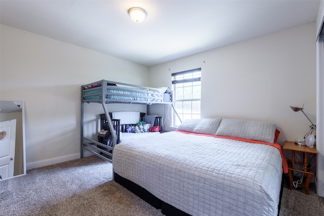 bedroom featuring carpet flooring