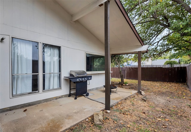 exterior space featuring a patio area