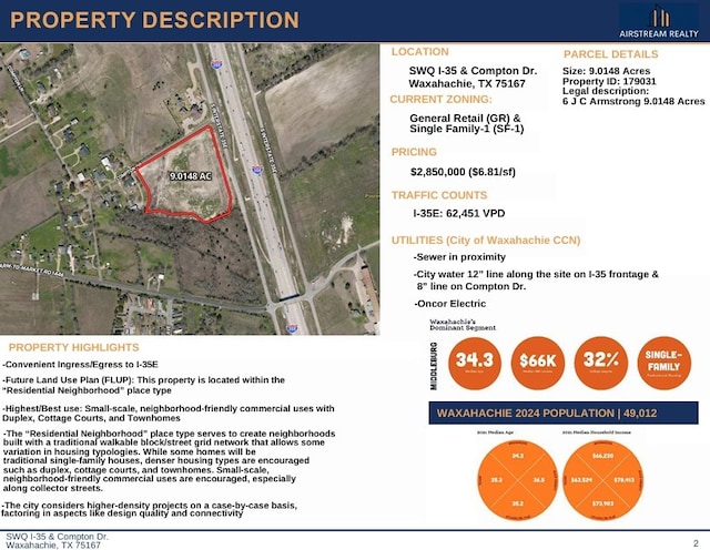 Listing photo 3 for SWQ N Interstate Highway 35 E, Waxahachie TX 75165