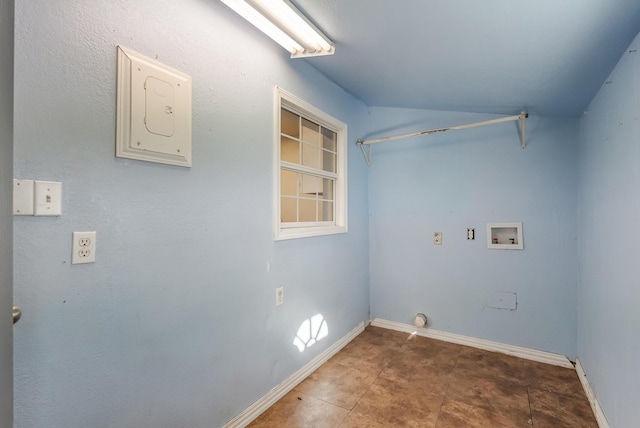 laundry area featuring washer hookup and tile patterned floors