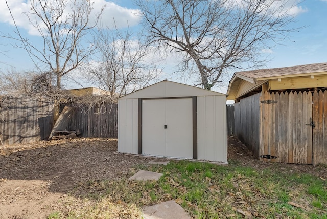 view of outbuilding