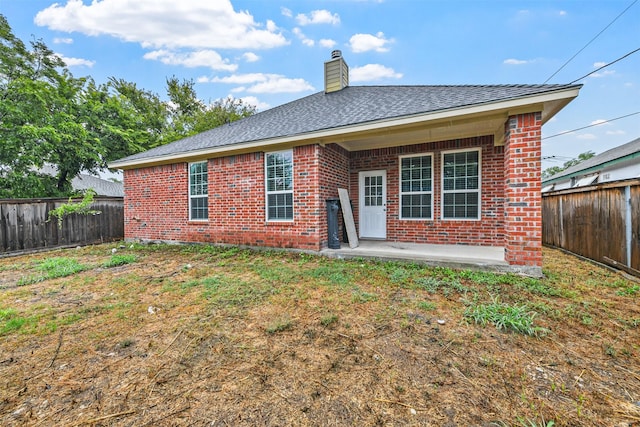 view of back of property