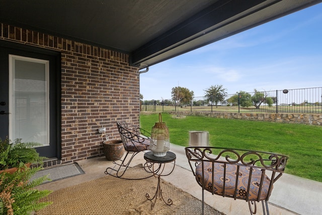 view of patio