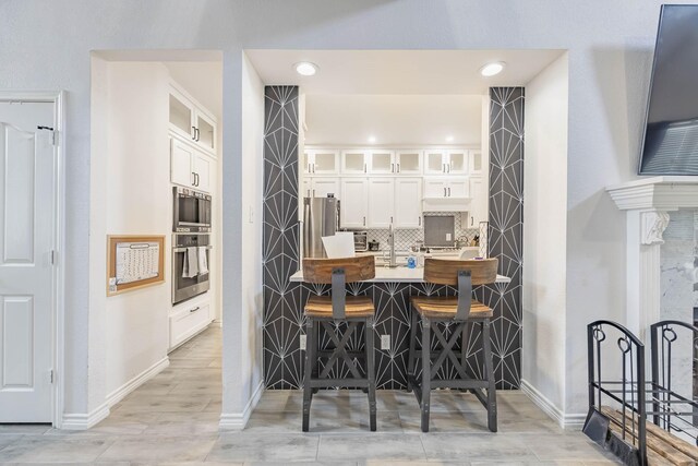 view of dining area