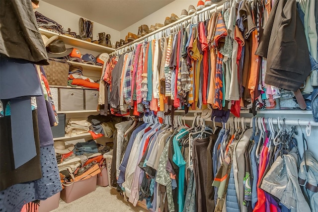 1645 County Road 1105, Rio Vista, TX 76093 - walk in closet with carpet floors