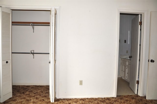 view of closet