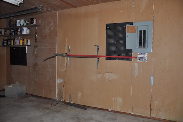 view of basement