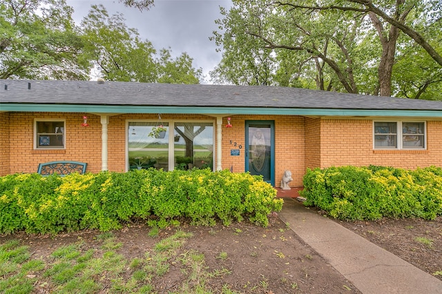 view of ranch-style home