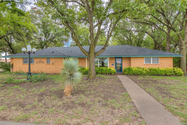 view of ranch-style house