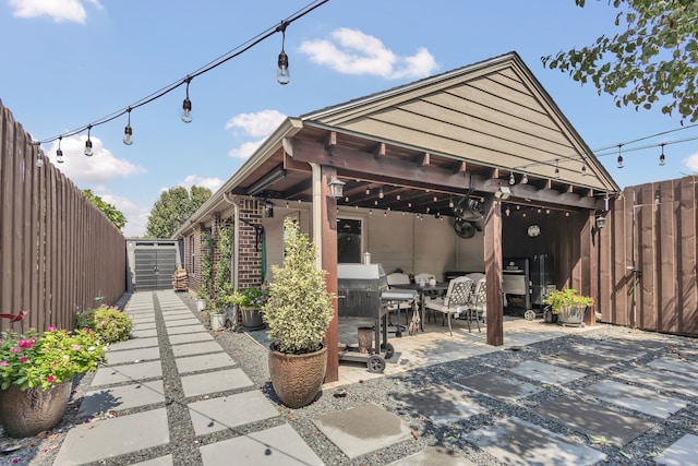 view of patio