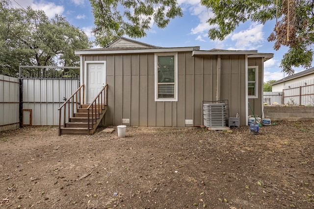 view of rear view of property