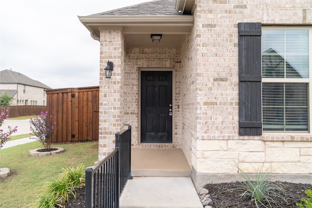 view of property entrance