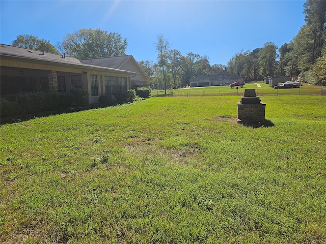 view of yard