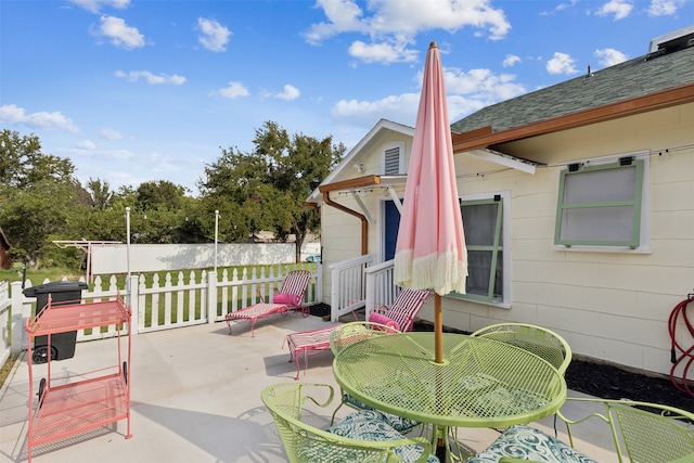 view of patio