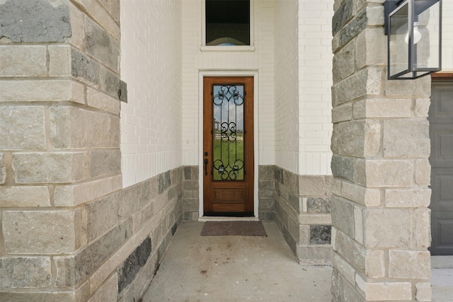 view of entrance to property