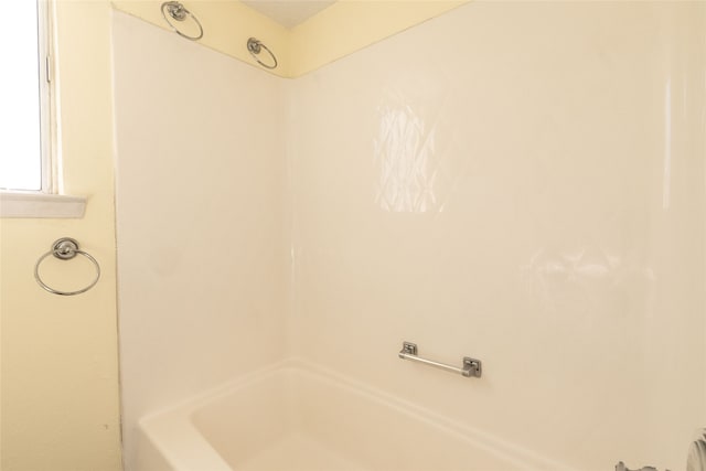 bathroom with independent shower and bath