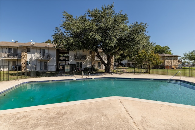 view of pool